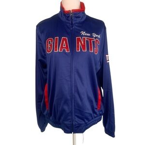 New York Giants Women’s Large Blue & Red Zip Front NFL Jacket